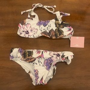 O’Neill little girls floral bikini size 5